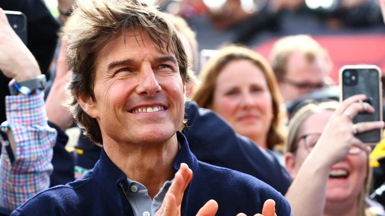 Tom Cruise, hollywood mega-star and the protagonist in the recently released Top Gun film, was the main attraction at Sunday's F1 race at Silverstone